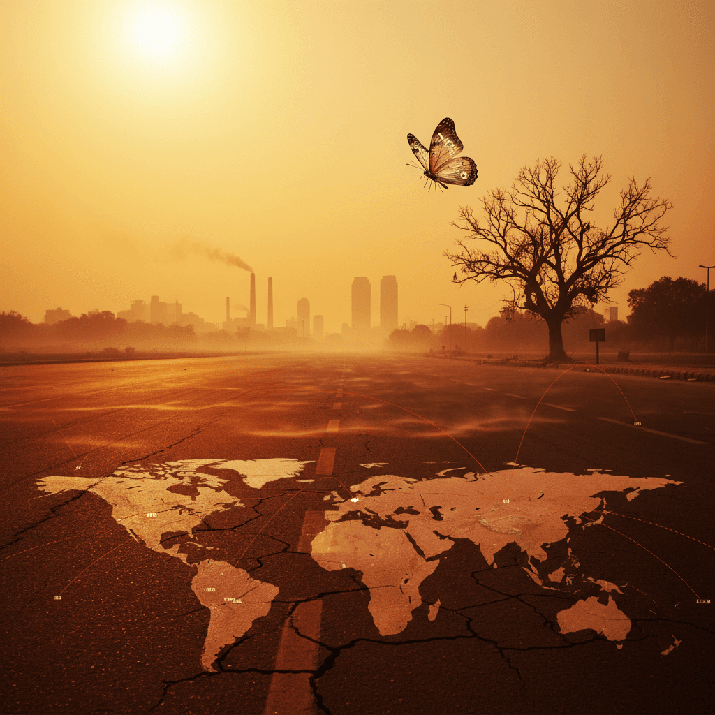 인도 뉴델리 44도 폭염 비상, 글로벌 경제 덮칠 나비효과는?