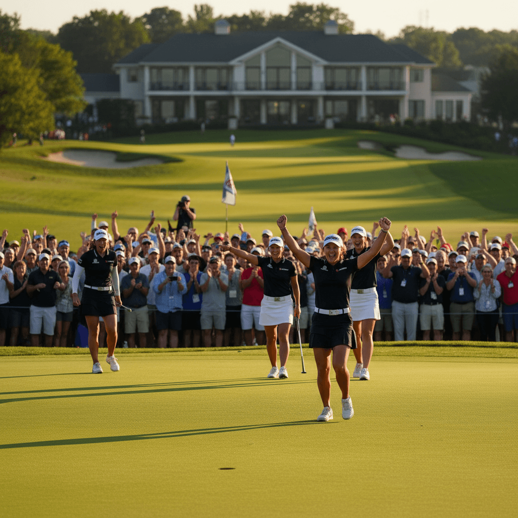 샷 이글 터진 KLPGA 구단 대항전, 이벤트 매치라는 착각