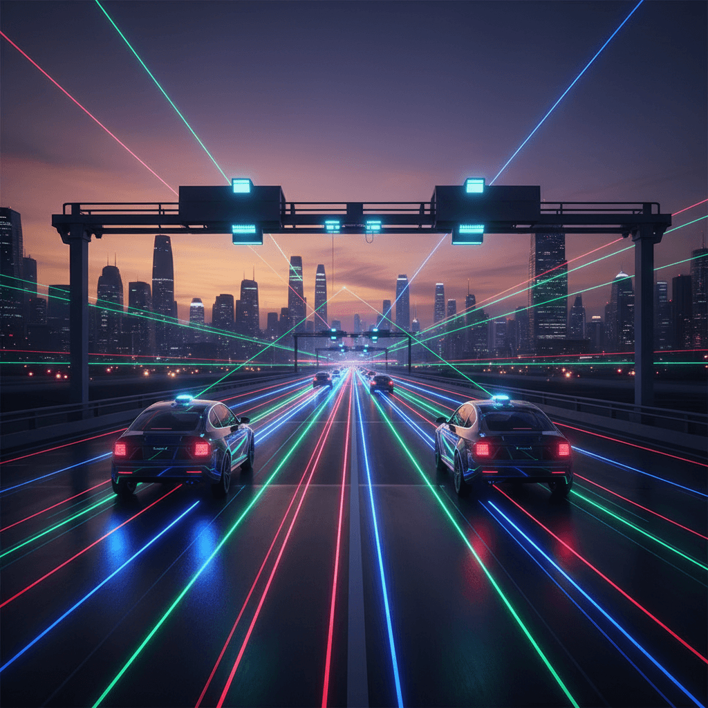 고속도로 '레이저 공격', 빛 공해일까? 숨겨진 스마트 인프라 기술