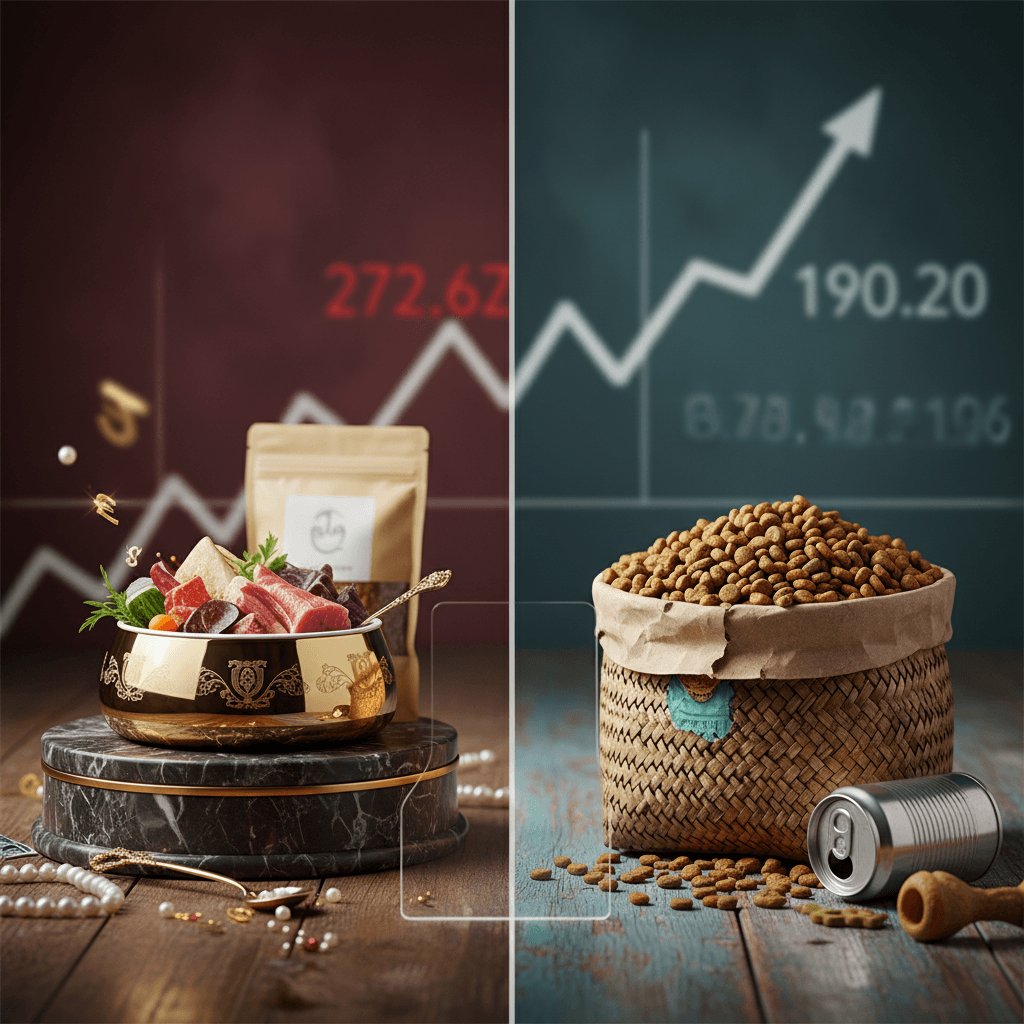 상위 1% 노리는 초고가 펫푸드 등장, 반려동물 시장의 양극화 원인은?