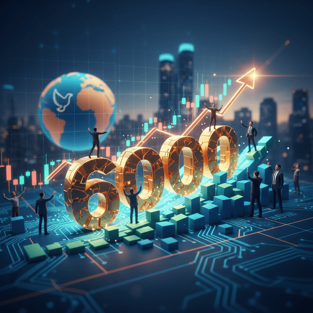 삼성전자 20만 원·건설주 폭등…코스피 6000선 회복 이끈 종전 기대감