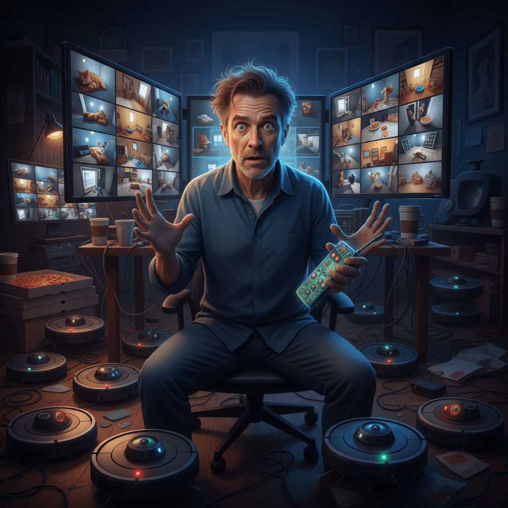 Area Man Accidentally Hacks 6,700 Camera-Enabled Robot Vacuums