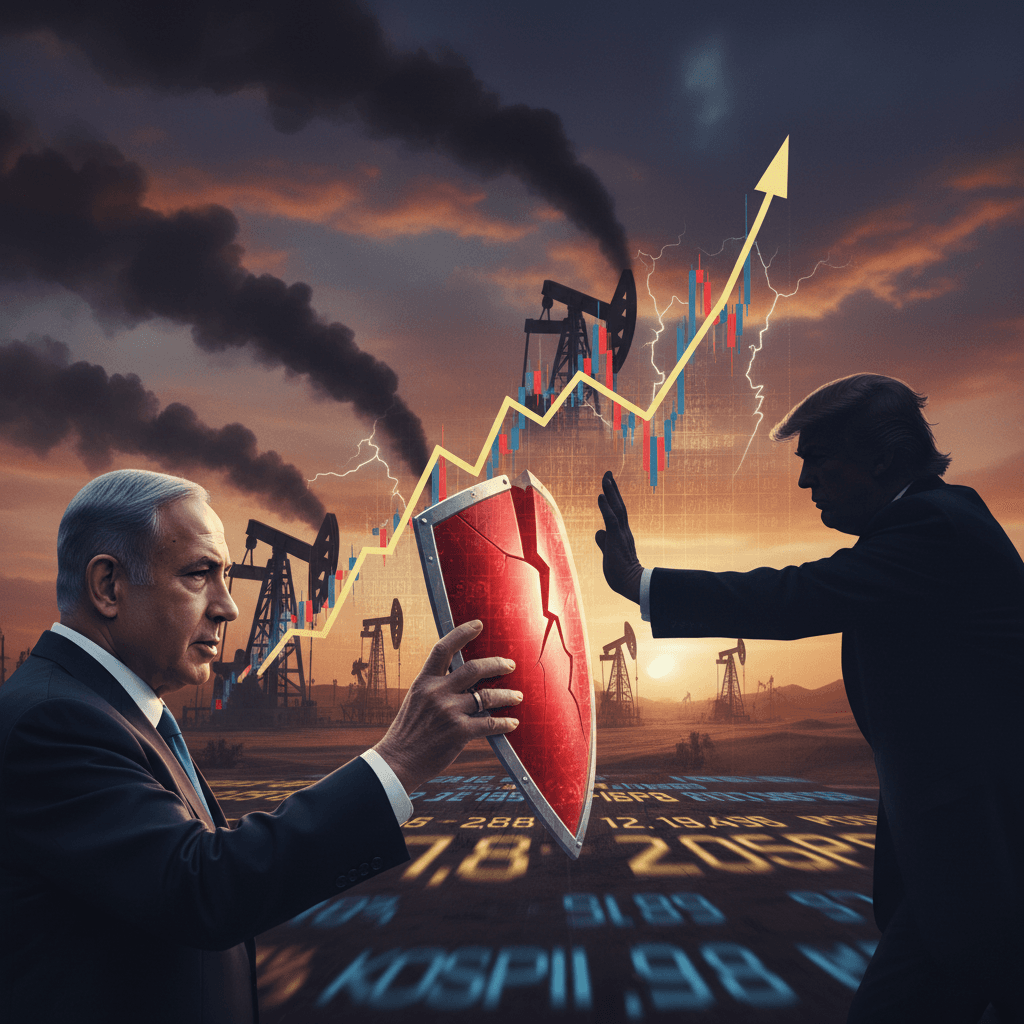 네타냐후 이란 견제 제안, 왜 트럼프도 거부했나? 중동 리스크와 코스피 급락의 상관관계