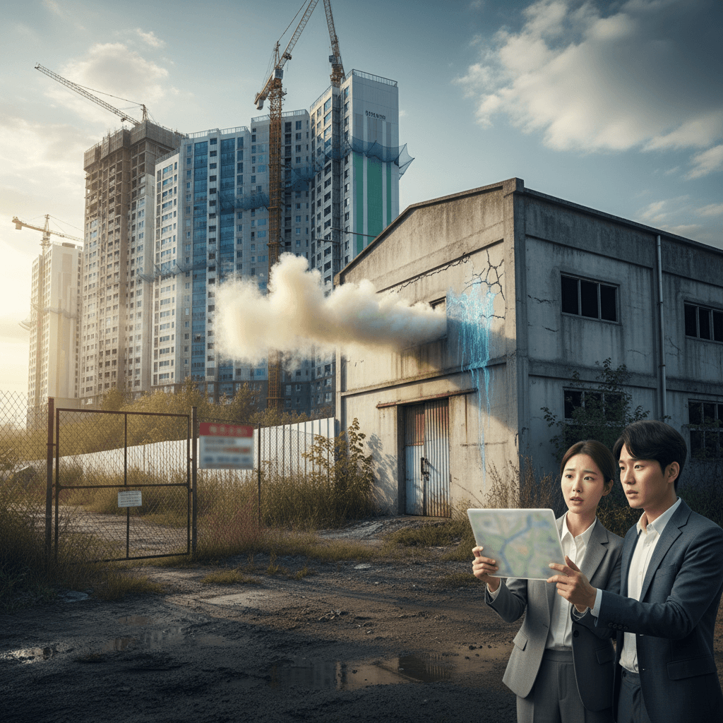 물 닿으면 터지는데 옆엔 신축 아파트? 구청도 몰랐던 '밀실 70억' 리스크