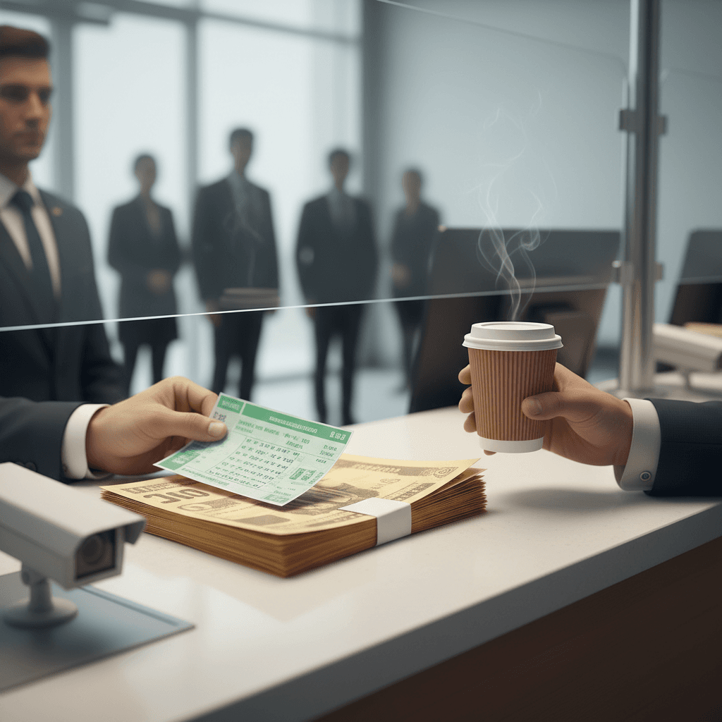 '20억 복권 당첨자'에 커피값 30만원 요구한 은행원, 논란의 전말은?