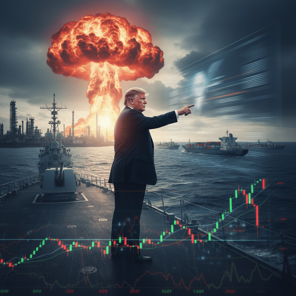 트럼프 "봉쇄 안 따르면 무력 사용" 경고, 종전 협상 앞둔 이란 압박 카드인가?