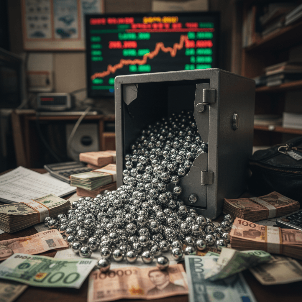 명동 환전소 덮치자 은구슬 210kg 쏟아져... 불법 자금세탁 실체는?