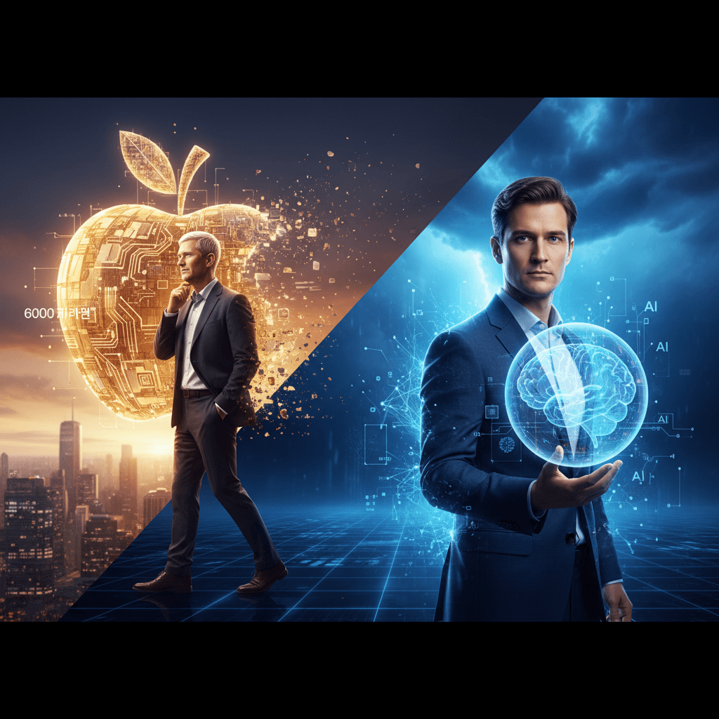 애플 팀쿡 사임, 6000조 제국 이끈 '수익의 마법'과 AI 과제