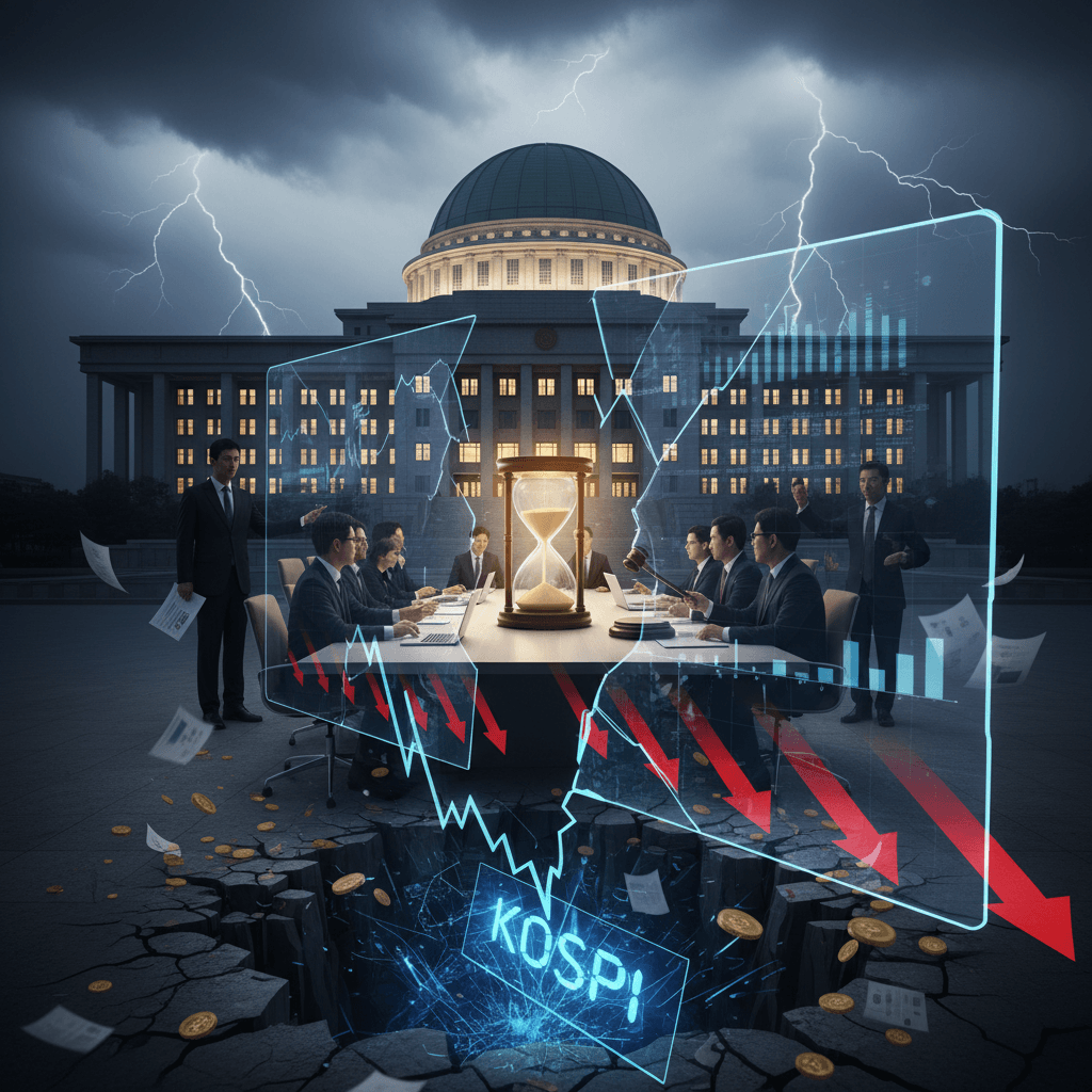 코스피 5100선 붕괴 위기, 국회 예산안 심의가 변수 될까?