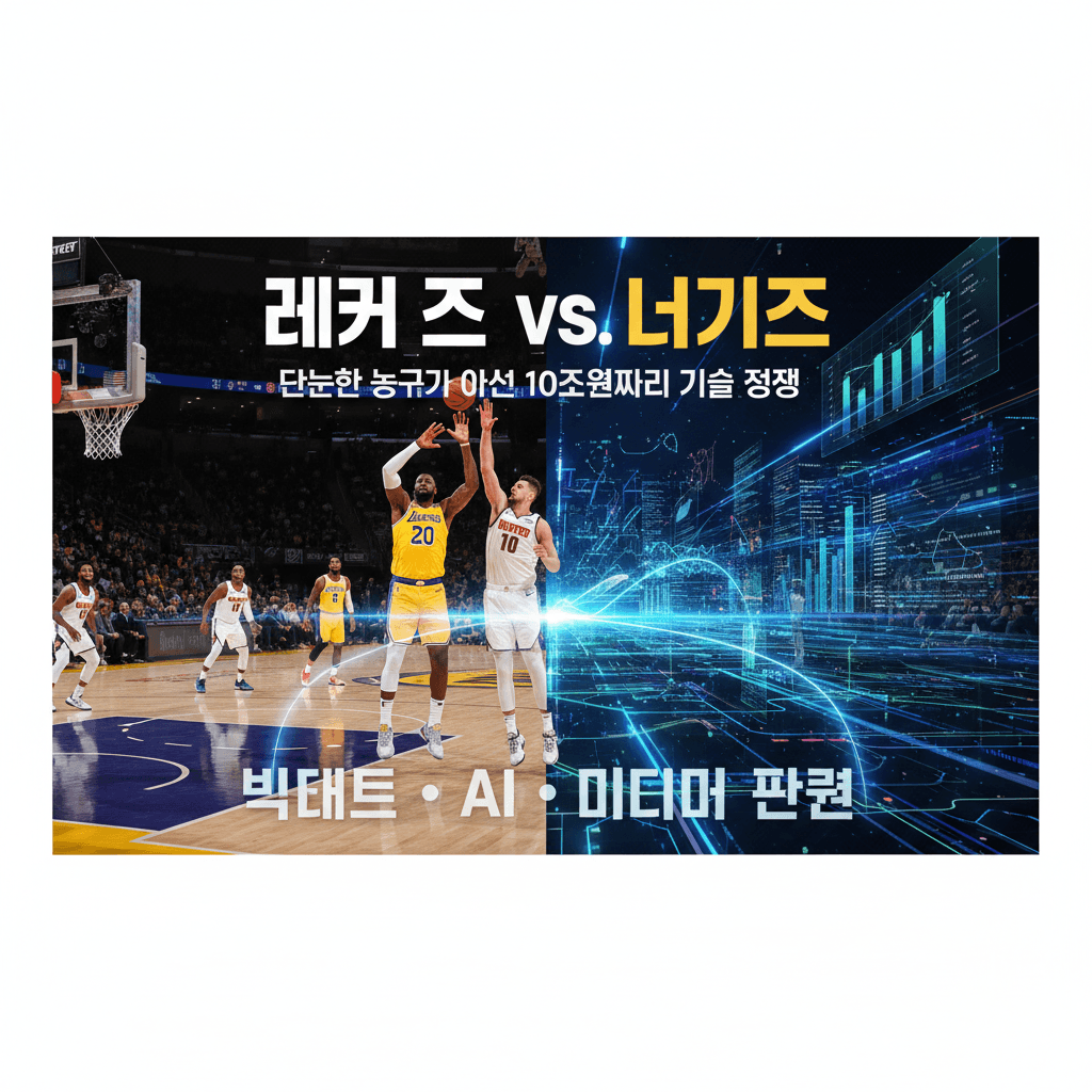 레이커스 vs 너기츠: 단순한 농구가 아닌 10조원짜리 기술 전쟁