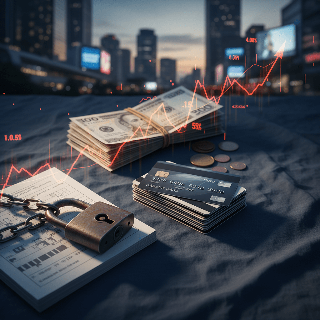 카드론 43조 역대 최대, 장기 연체 4700억 돌파…대출 조건 어떻게 달라질까?