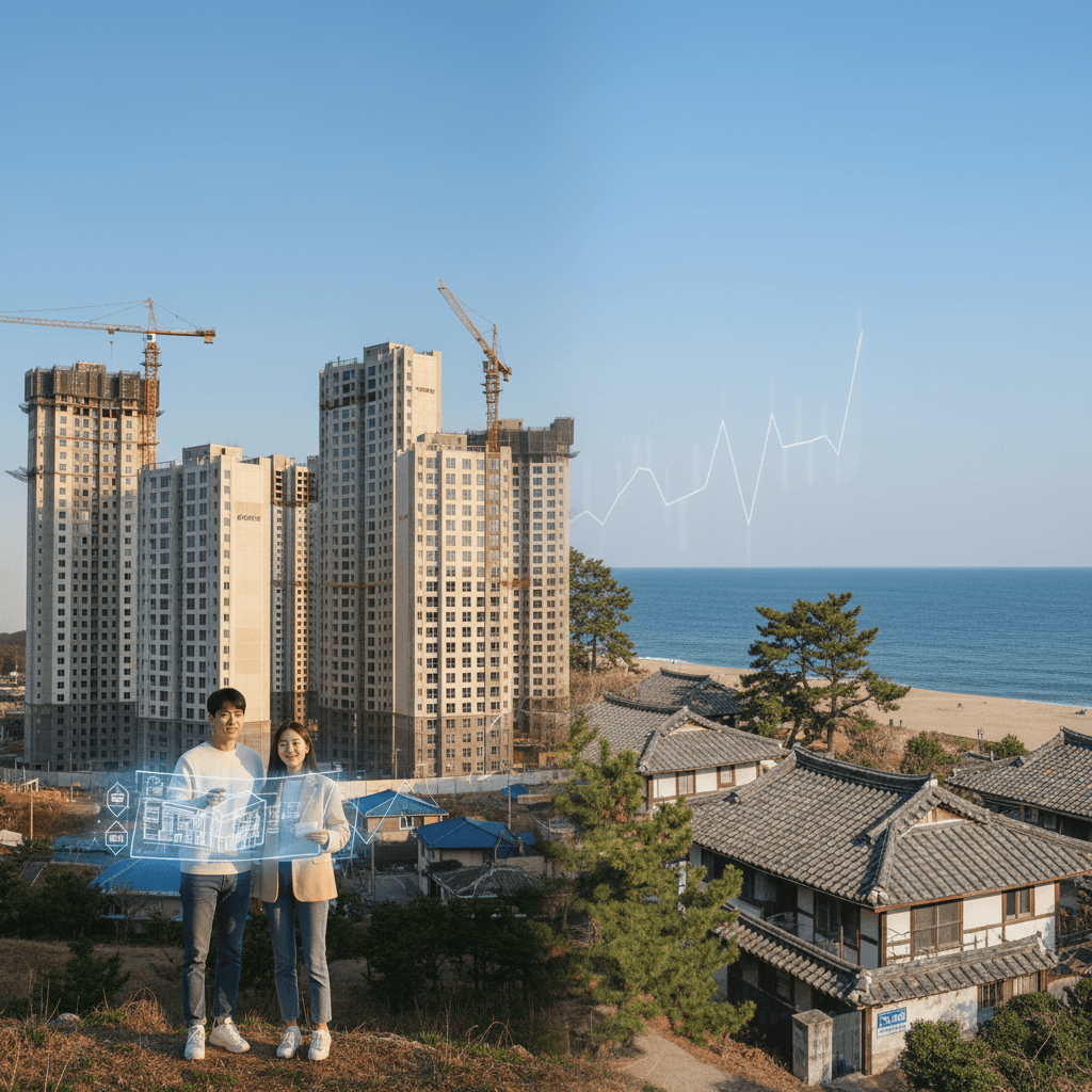 "여보, 강릉에 세컨하우스 하나 살까?"… 엇갈리는 강릉시 부동산 매매, 진짜 속내는