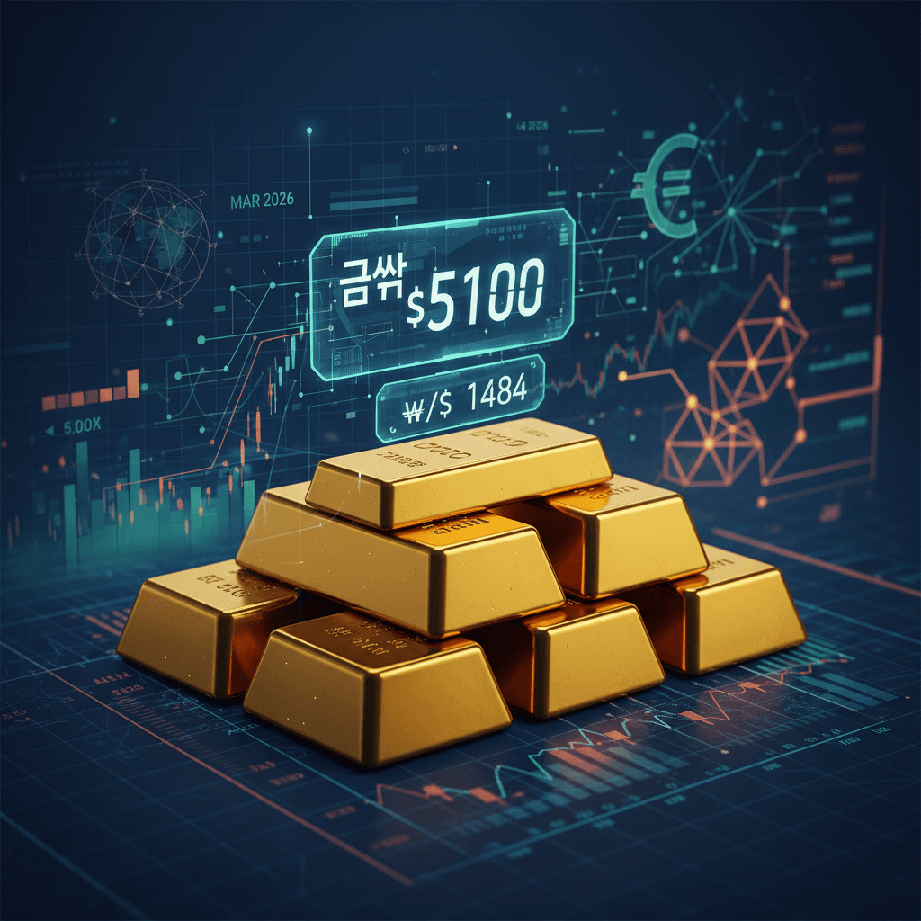 금값 5100달러 시대, 달러 붕괴 전조인가?