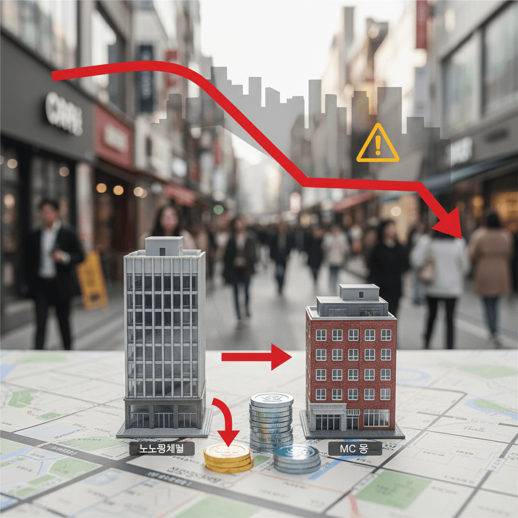 노홍철, 152억 가로수길 빌딩 새 주인…MC몽 14억 손절매가 남긴 시장의 경고