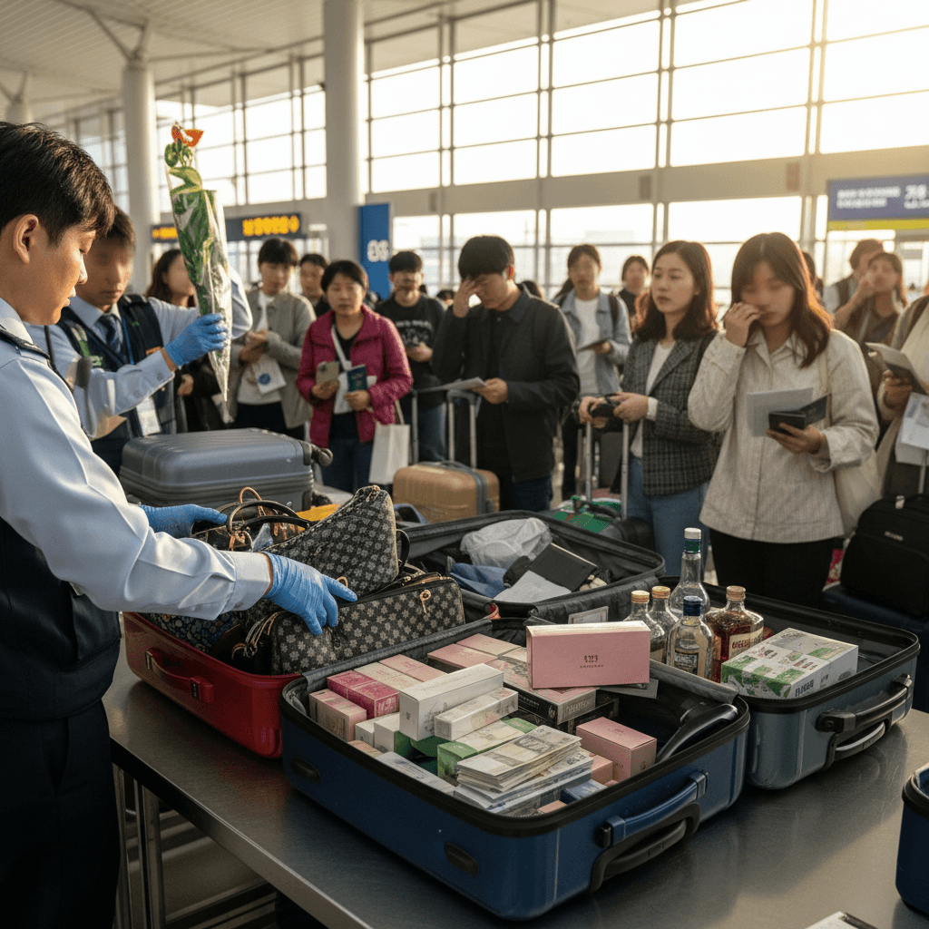 인천공항 세관 무더기 적발, 여행객 가방 열어보니…원인은?