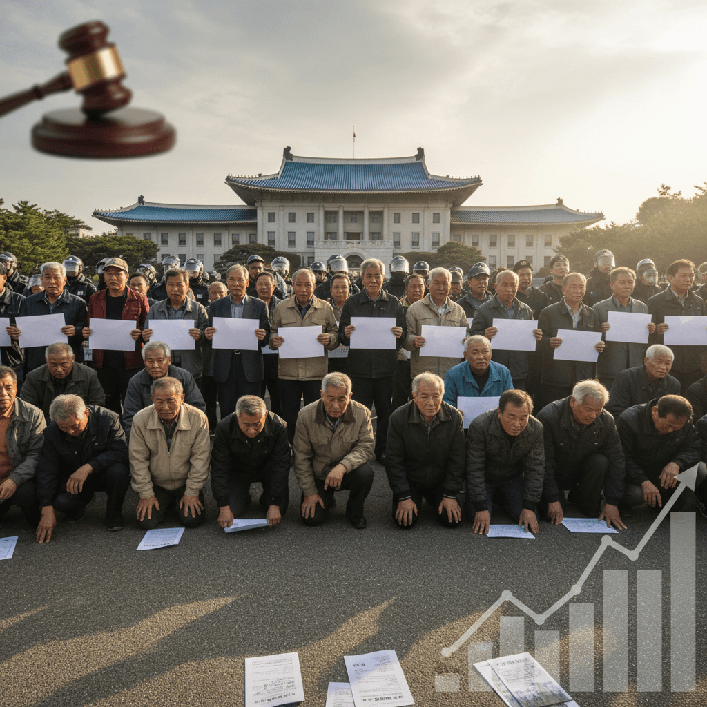 "꿇어 앉히고 구타" 사북사건 46년… 왜 청와대 앞 시위 불붙었나?
