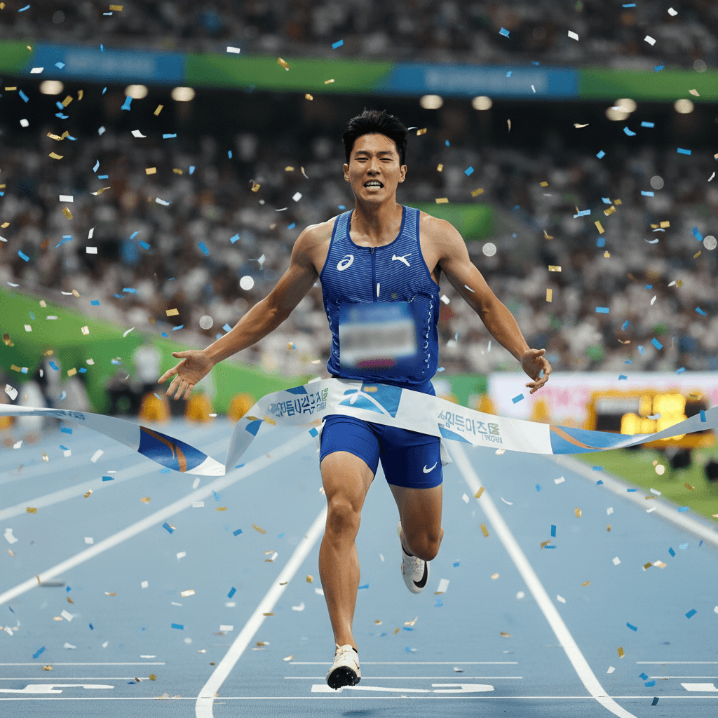 단거리 기대주 서민준, 시즌 첫 대회 10초 15 우승…한국 육상의 미래는?