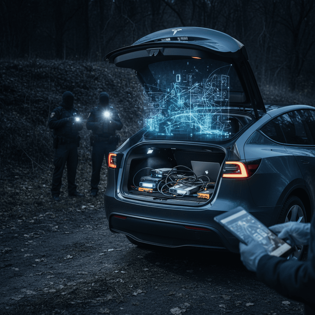 유명 가수의 잔혹한 은폐, 테슬라 모델 Y에서 발견된 40TB의 진실