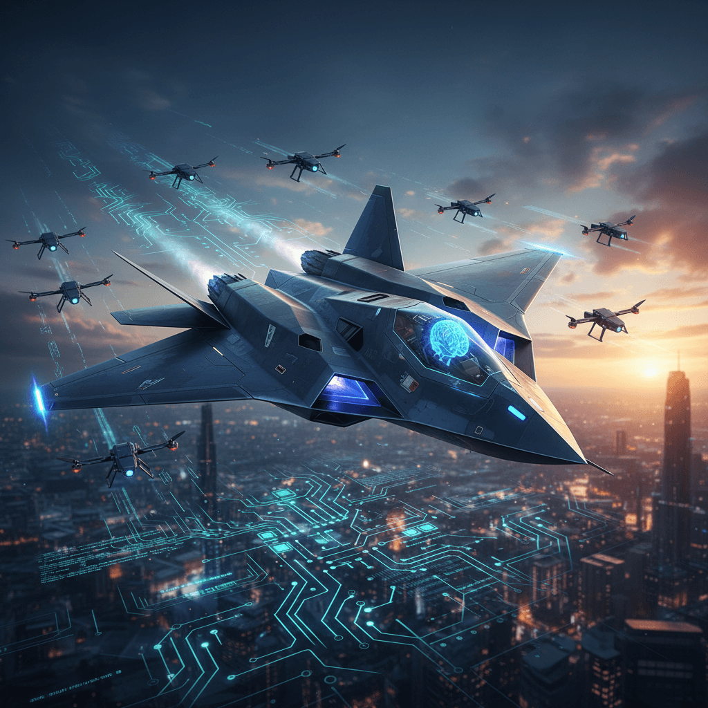 6세대 전투기 개발, 왜 하드웨어가 아닌 AI가 승패를 가르나?