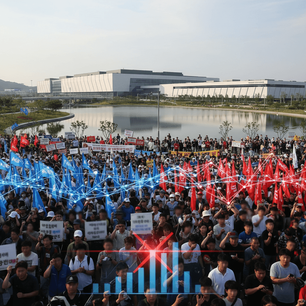 삼성전자 평택 3만 명 집결, 40조 성과급 갈등과 주주 맞불 집회의 전말