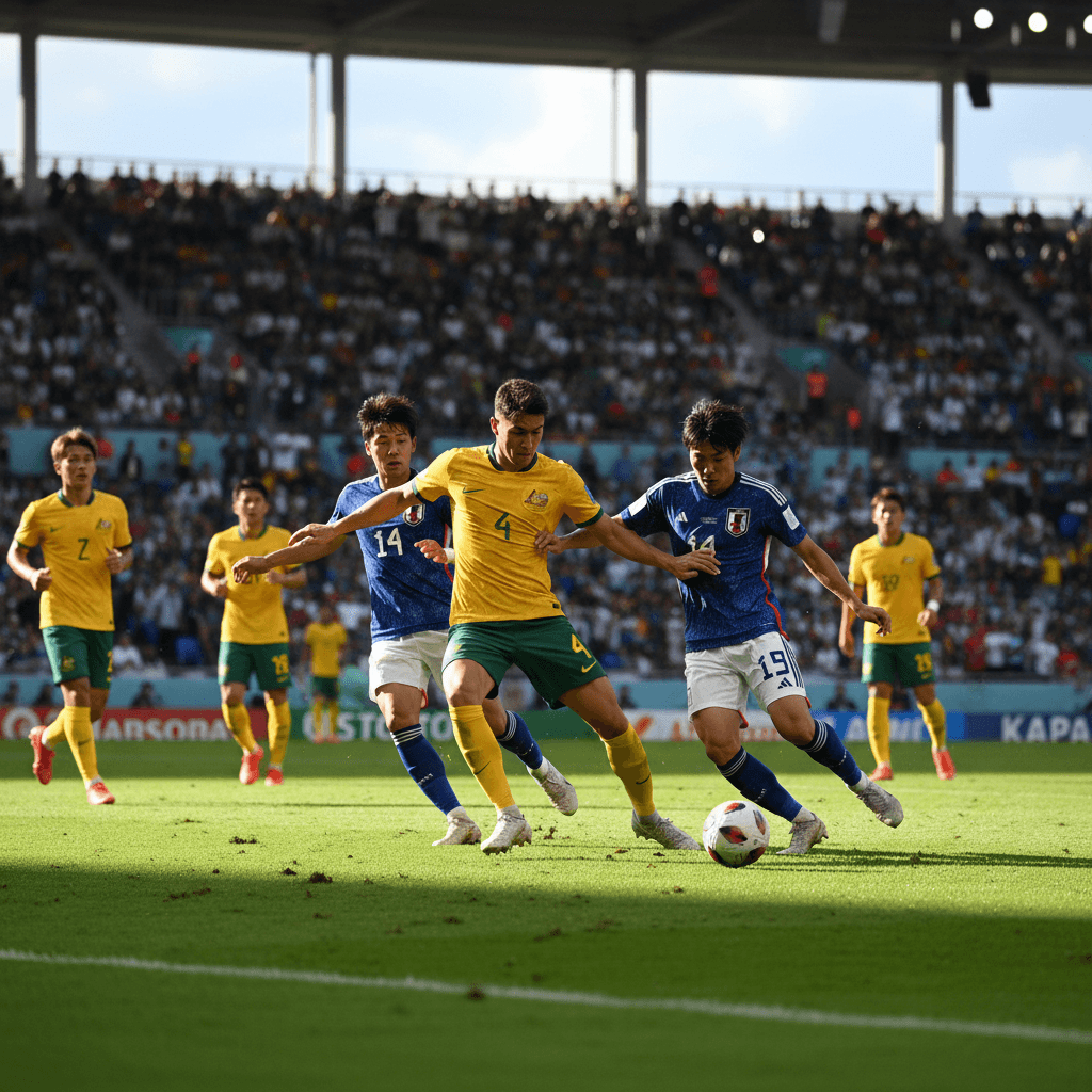 북중미 월드컵 앞둔 호주 vs 일본 축구, 중원 싸움의 승자는?