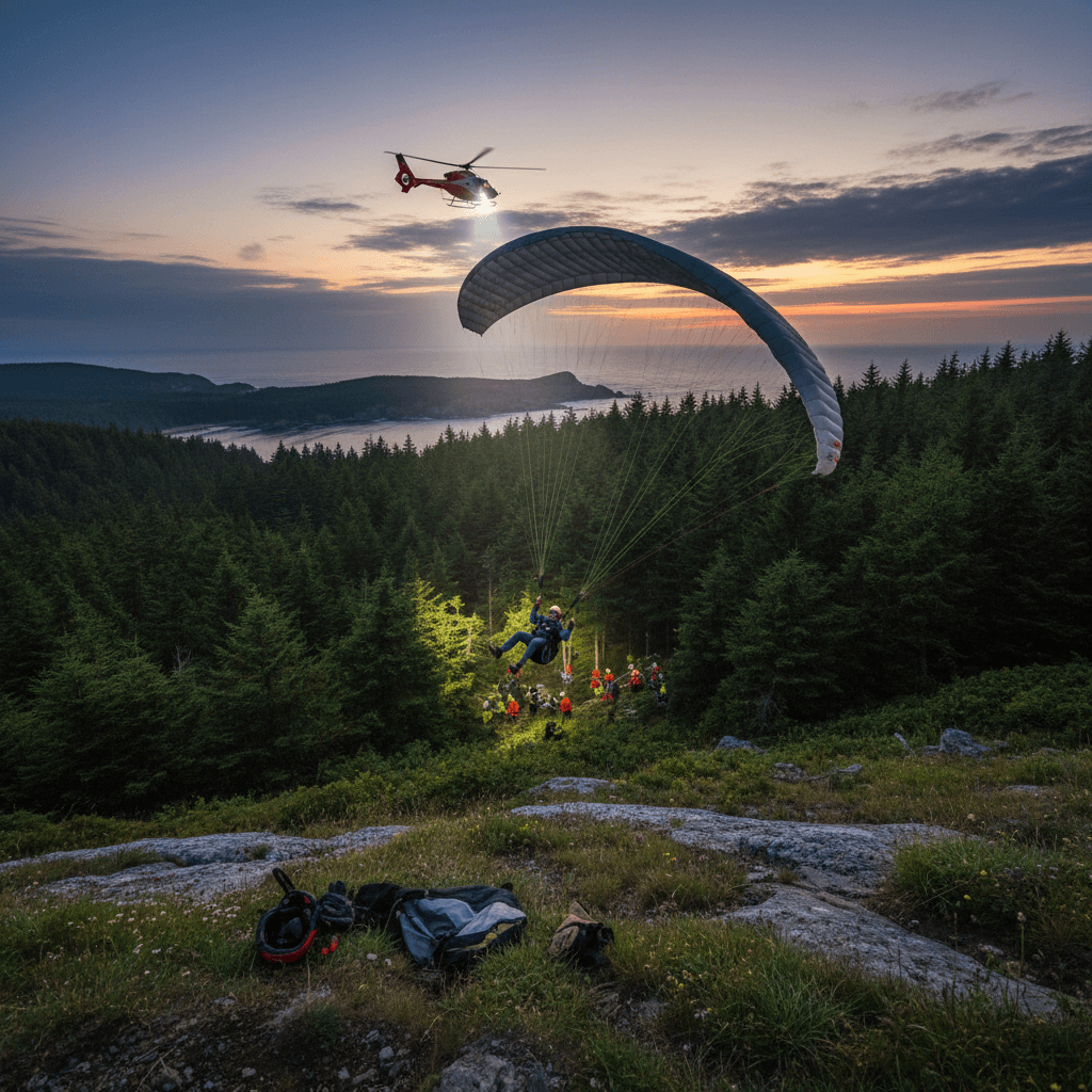 보령 패러글라이딩 실종 50대 심정지 발견, 사고 원인은?