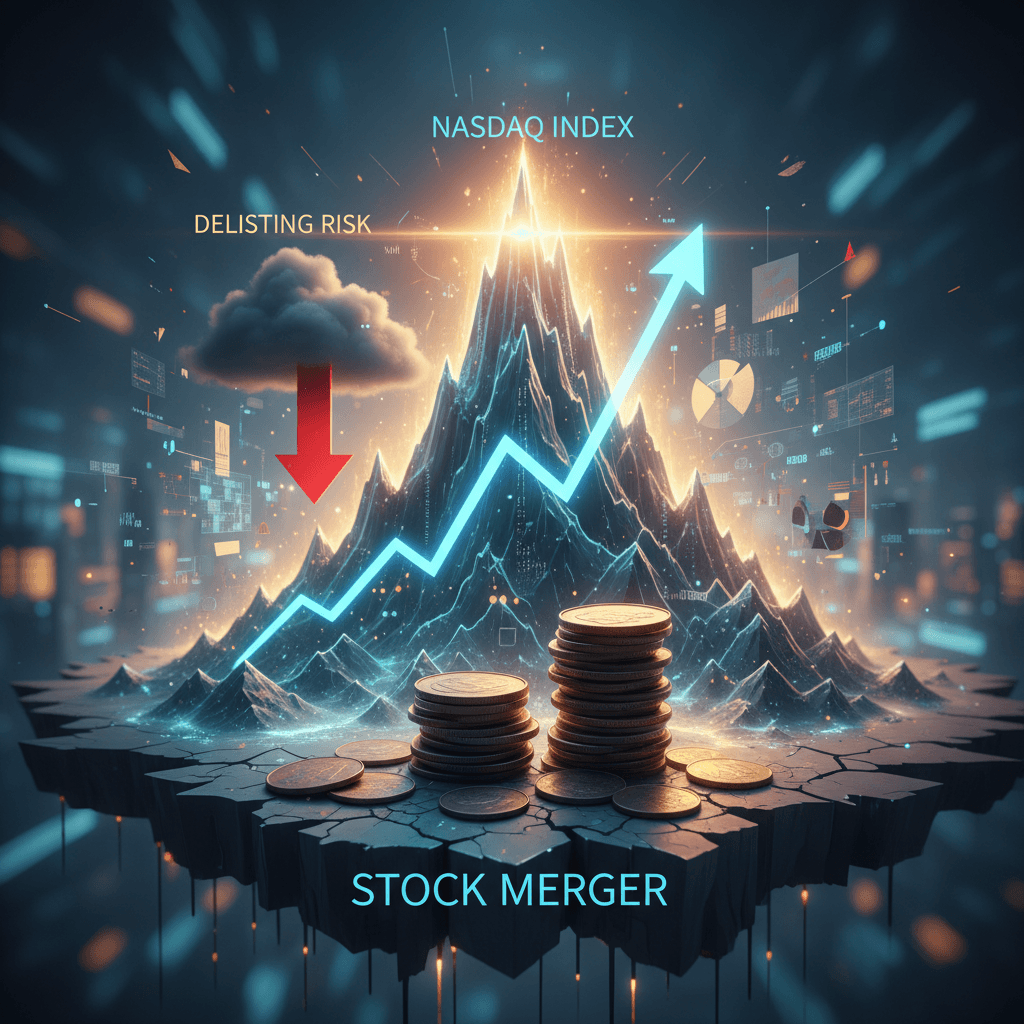 나스닥 2만선 시대, '미국 주식 동전주' 주식병합 후 상폐 위기 왜?