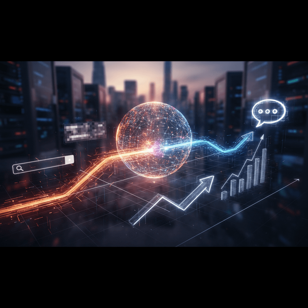 ** 챗GPT 광고 도입 6주 만에 1505억 매출, 구글 검색 광고의 패러다임 변화 신호