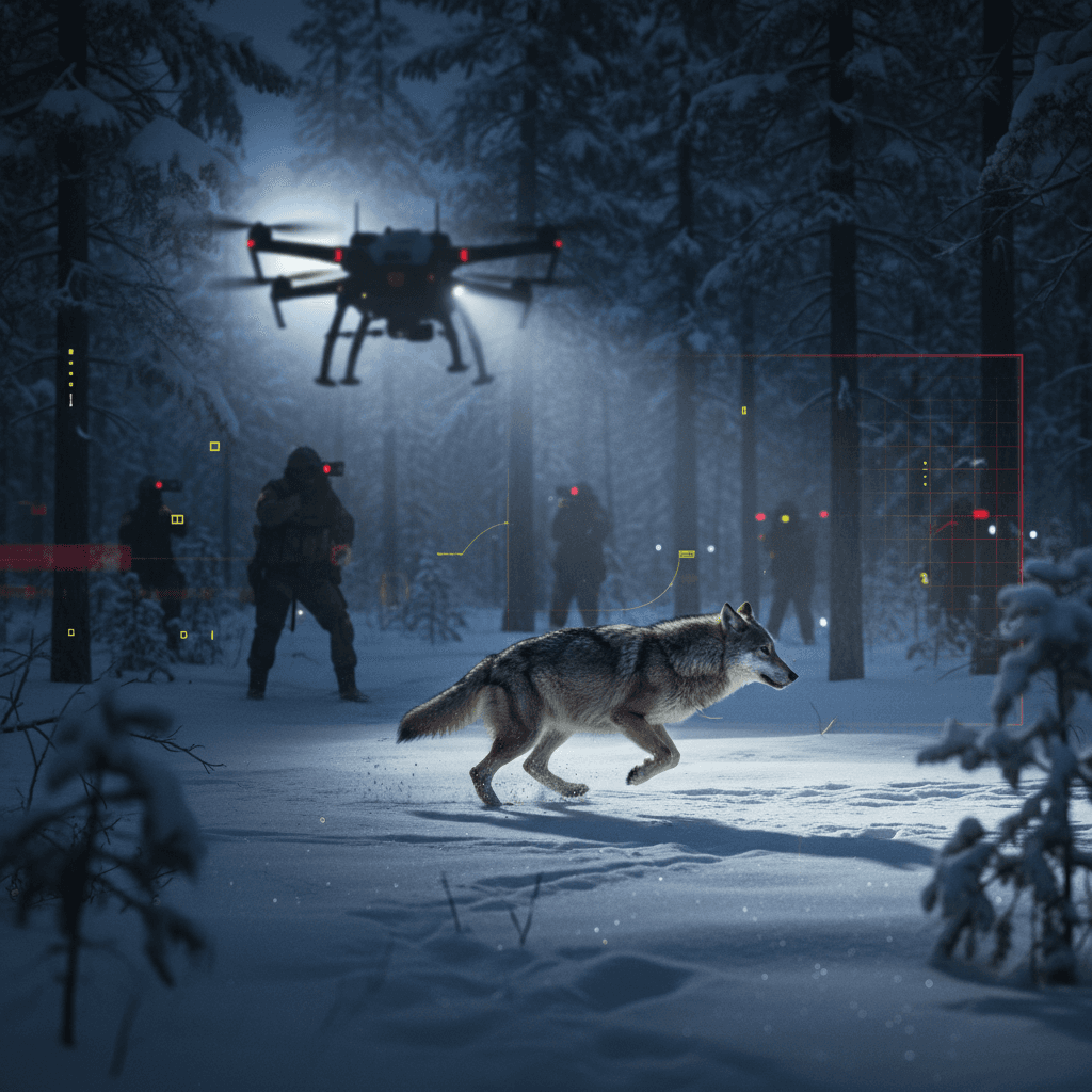 대전 탈출 늑대, CCTV 포착…포획팀의 승부수 통할까?