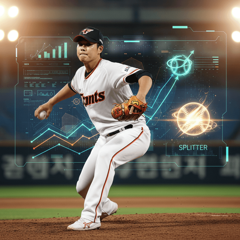 한화 황준서, 프로 3년 차 '에이스 본능' 눈떴나? 투구 데이터 분석