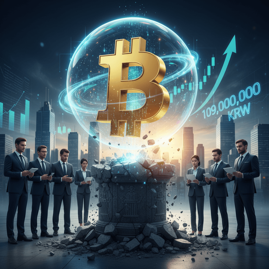 비트코인 1억 900만원 돌파, 거품인가 새로운 기준인가?