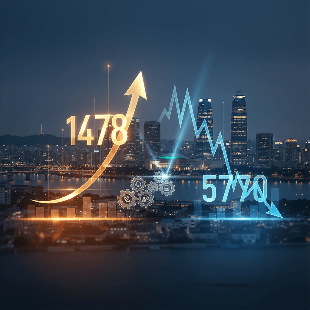 환율 1478원·코스피 5770선, 극단적 시장 속 정부 정책자금 대출 향방은?