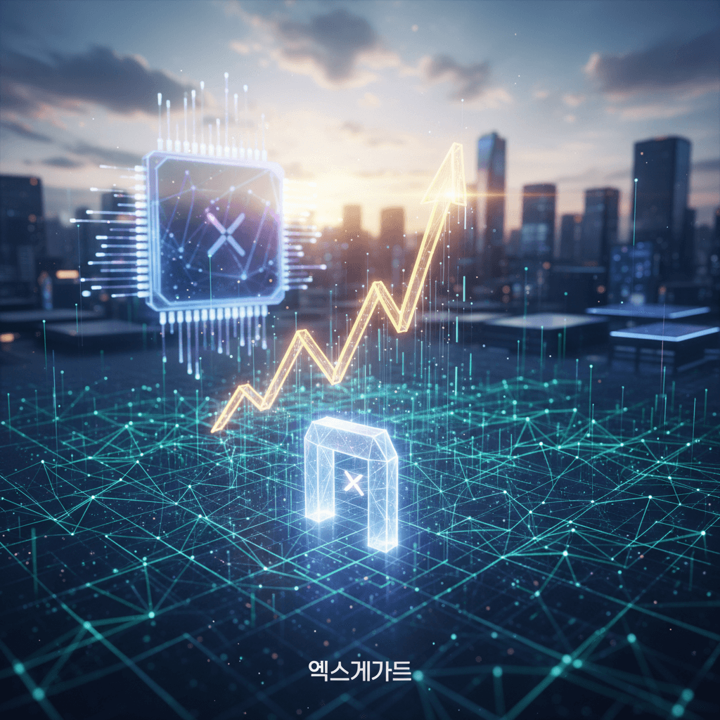 코스피 6100 돌파 속 양자보안 랠리, 주식회사 엑스게이트 폭등 원인은?