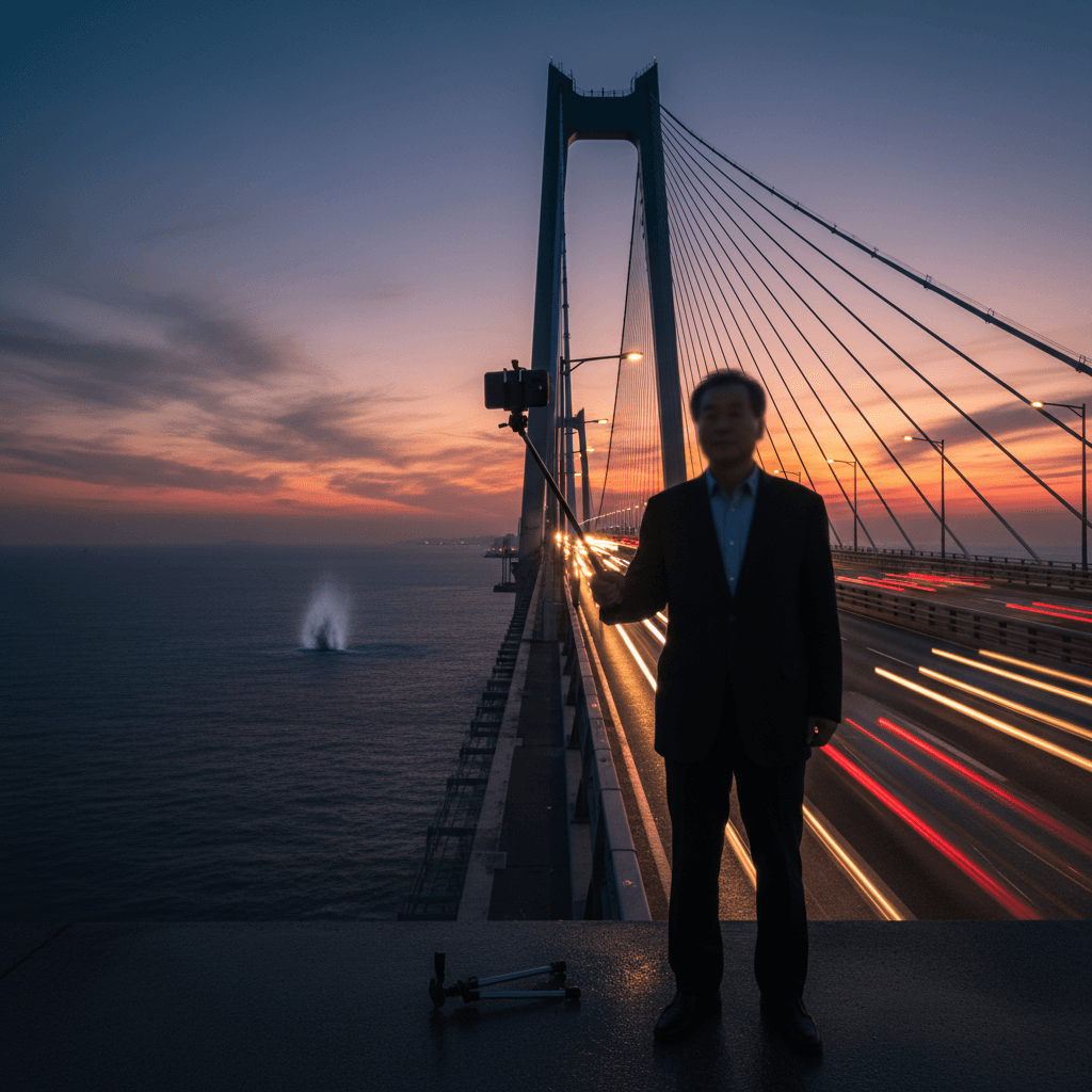 "이틀 전까지 방송했는데"…기자 출신 60대 유튜버, 인천대교 추락 사망의 전말